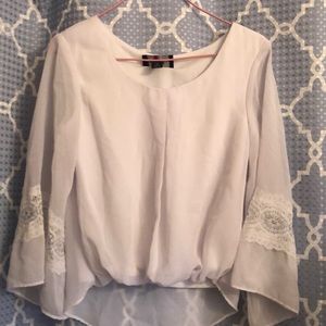 💙OMG💙White Blouse with shorts